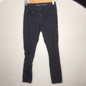 Articles of Society Skinny Jeans Distressed Black